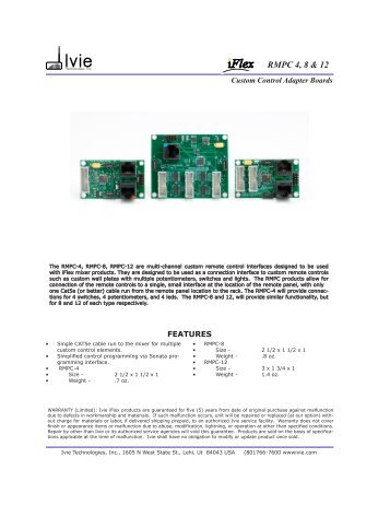 RMPC 4, 8 & 12 DataSheet.pdf - Ivie