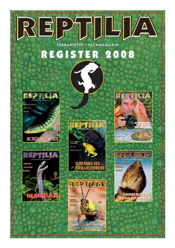 Jahresregister 2007 - REPTILIA