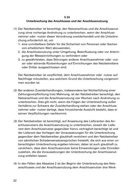 niederspannungs- anschlussverordnung (nAV) - SWM Netze