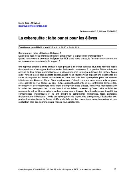 Brochure - Cyber-Langues