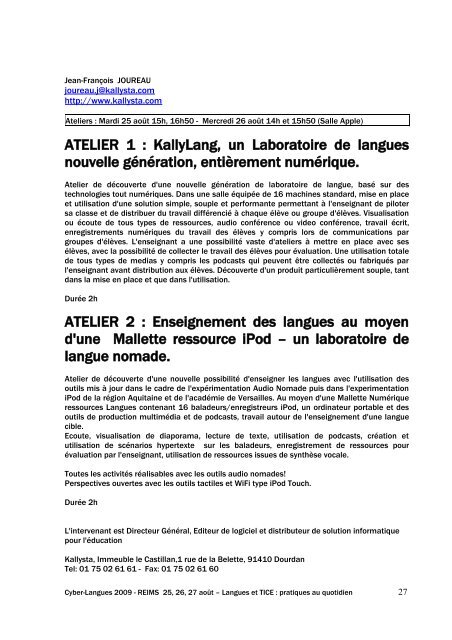 Brochure - Cyber-Langues