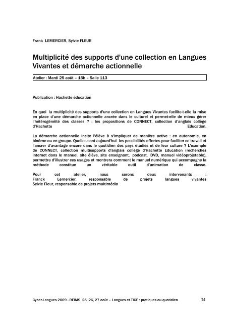 Brochure - Cyber-Langues