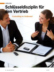 Outbound Controlling - Marketing Resultant GmbH