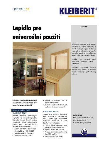 Lepidla pro univerzální použití - Hobby Centrum