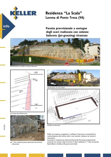 Residenza La Scala - Lavena di Ponte Tresa - Keller Fondazioni SrL