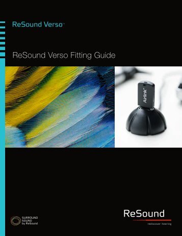 Verso Fitting Guide (MK603806rA) (Last updated 9/11 ... - ReSound