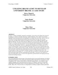 UTILIZING BRAND AUDIT TO DEVELOP UNIVERSITY ... - Asbbs.org