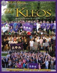 the kleos - Alpha Phi Delta Foundation