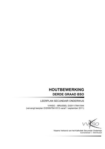 HOUTBEWERKING - VVKSO - ICT-coördinatoren