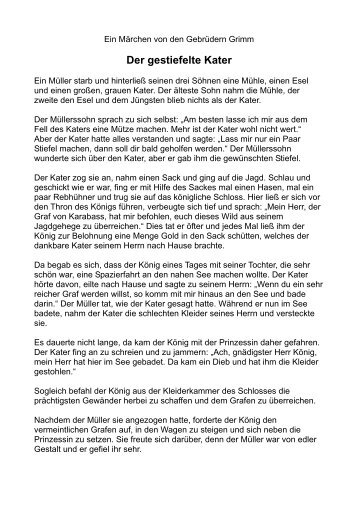 Der gestiefelte Kater