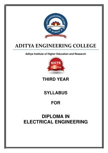 THIRD YEAR SYLLABUS FOR - Aditya Engineering College