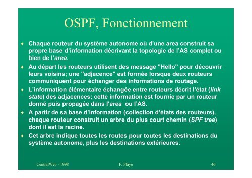 TCP/IP - Le routage dynamique