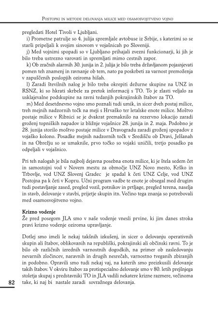 Letnik 5 / oktober 2004 - Slovenska vojska