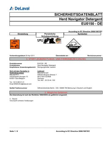 HerdNavigator/Herd Navigator Detergent - EU0150 - DeLaval