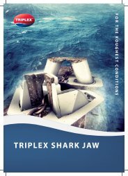 TRIPLEX SHARK JAW & GUIDING PINS! - SANGER METAL