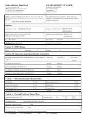 Material Safety Data Sheet - BiRite Foodservice Distributors