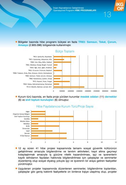 Hibe ProgramlarÄ±nÄ±n ArdÄ±ndan - Ä°nsan KaynaklarÄ±nÄ±n GeliÅtirilmesi ...