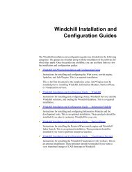 Windchill Installation and Configuration Guide