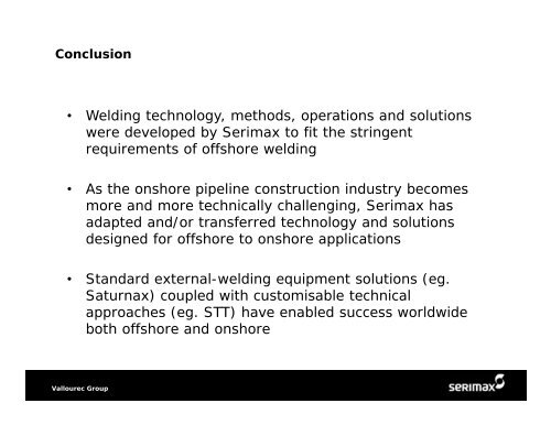 Transfer of welding technologies from offshore to ... - IPLOCA.com