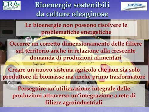 filiera Biodiesel e olio in co-generazione - Luca ... - Enrico Avanzi