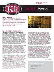 K&L Newsletter Template Full Color 2010 - K&L Wine Merchants