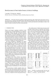 Reinforcement of bent timber beams in historic buildings