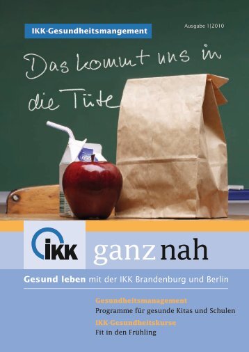 Gesundheitsmanagement - IKK-Brandenburg und Berlin