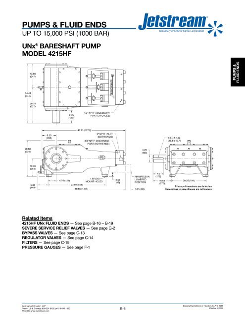 UNxÂ® FLUID ENDS - Jetstream