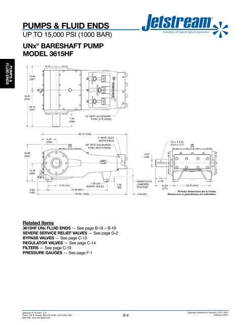 UNxÂ® FLUID ENDS - Jetstream