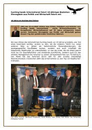 Pressemitteilung Download - Hunting Heads Executive Search ...
