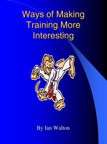 Ways To Make Training More Fun