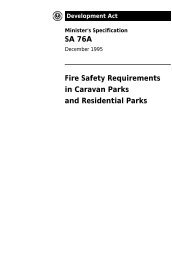 Fire Safety Requirements in Caravan Parks and Residential Parks
