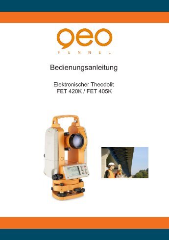 Bedienungsanleitung - geo-FENNEL GmbH