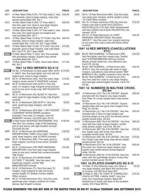 Stamp Buy or Bid iss54 - All World and GB Buy Bid Catalogue