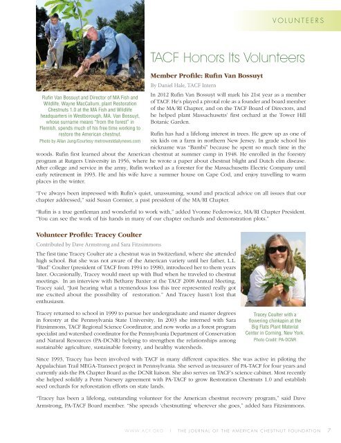 mAY/June 2012 - The American Chestnut Foundation