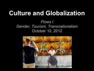 Brainstorm Activity - Culture and Globalization