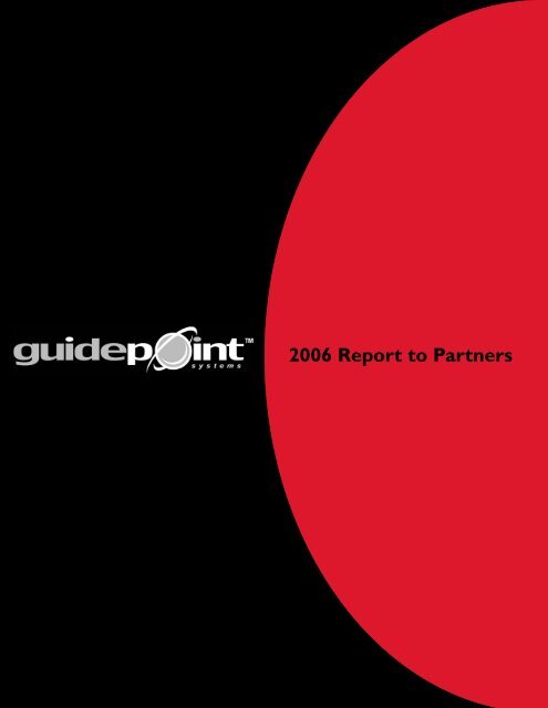 Partner Letter-2006 - Guidepoint Systems