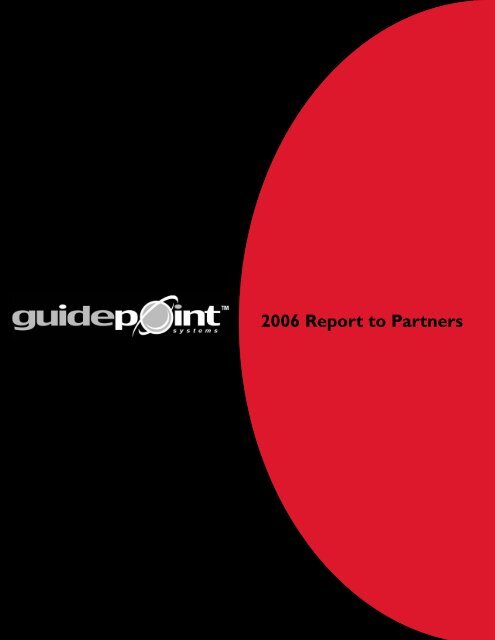 Guidepoint Systems Partner Letter-2006 - Guidepoint Systems