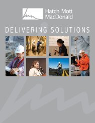 DELIVERING SOLUTIONS - Hatch Mott MacDonald