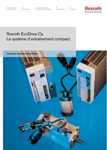 Rexroth EcoDrive Cs Le systÃ¨me dÂ´entraÃ®nement ... - Bosch Rexroth