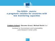 The REDD+ matrix: a pragmatic solution for countries with low ...