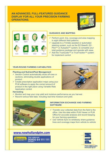 FM-1000 DISPLAY - New Holland PLM Portal