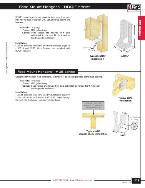 Installation Notes - USP Connectors