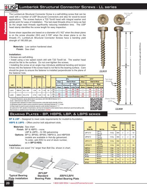 Installation Notes - USP Connectors