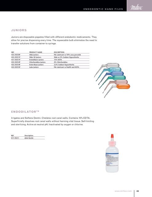 Catalog - Endodontics