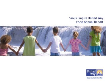 Sioux Empire United Way 2008 Annual Report