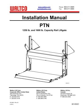 Install Manual - Waltco