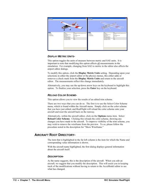 RealFlight G3 Manual - Great Planes Software Support