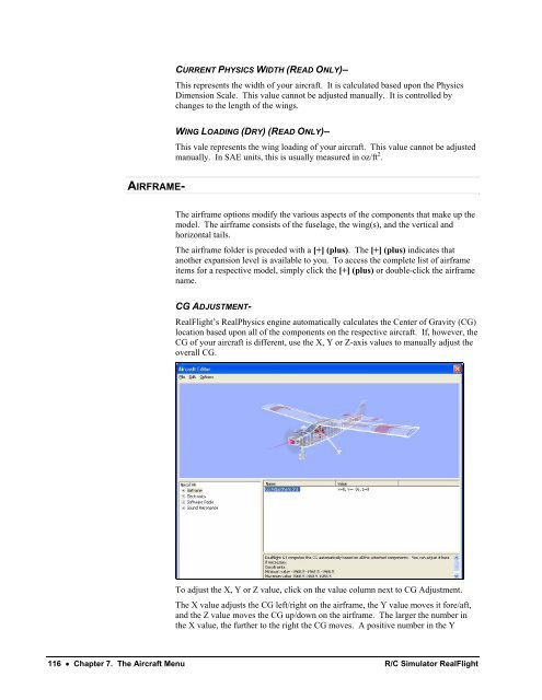 RealFlight G3 Manual - Great Planes Software Support