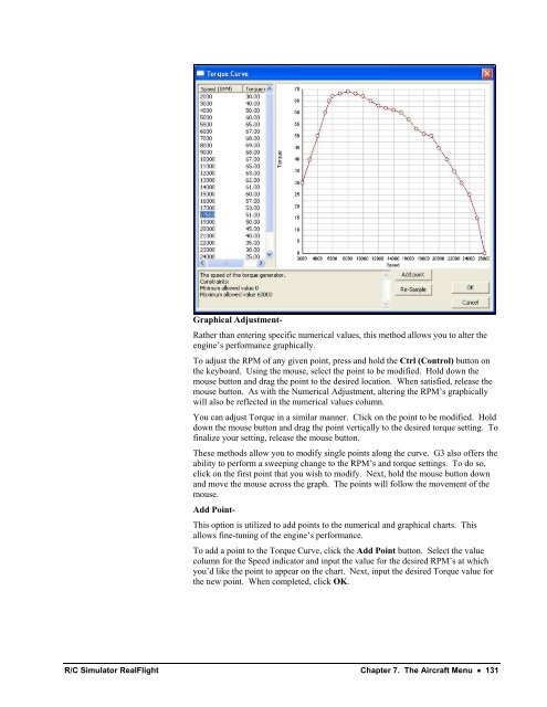 RealFlight G3 Manual - Great Planes Software Support